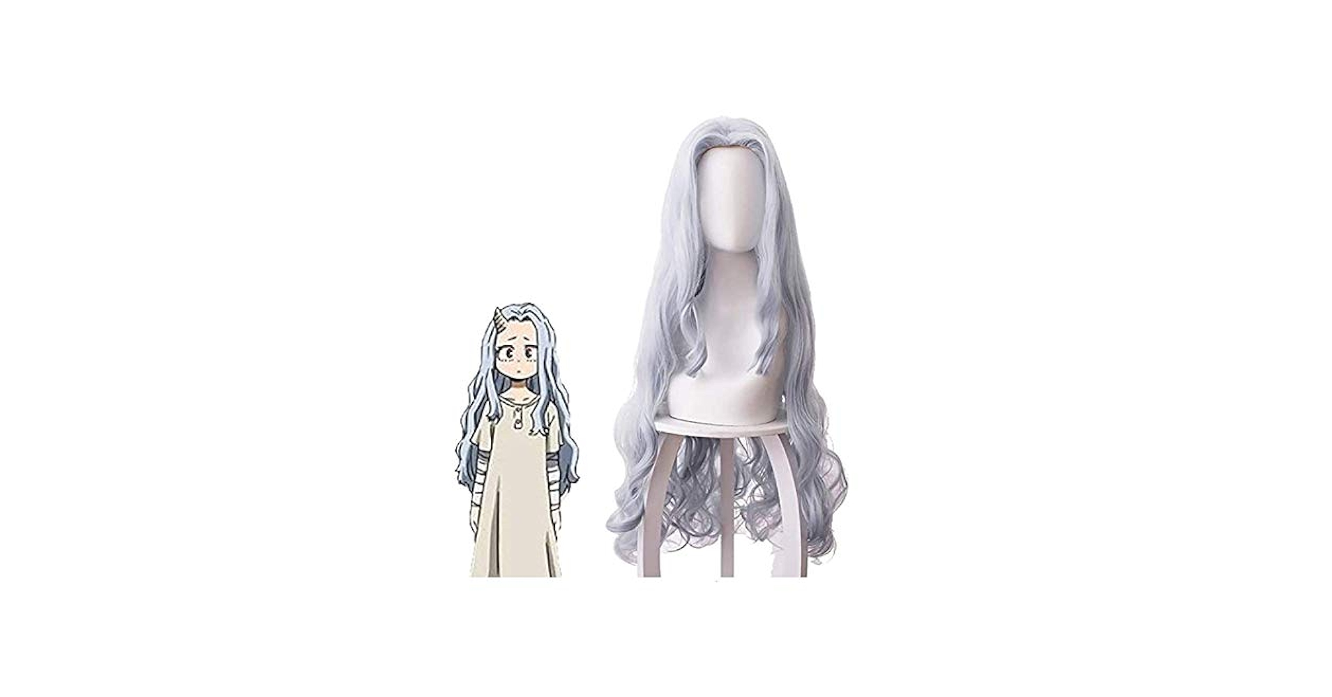 ERI IPLD Eri wig,My Hero Academia Cosplay Costume Long Curly